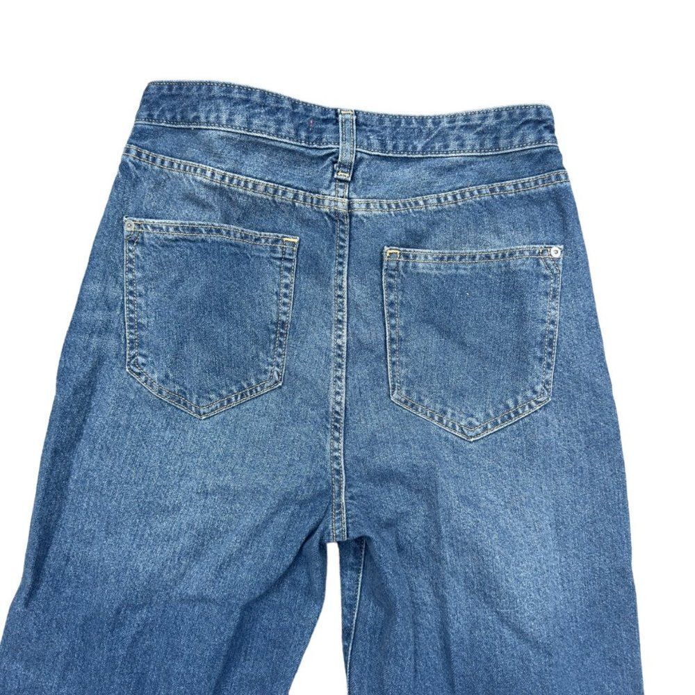 Anthropologie Pilcro Joey High Rise Straight Leg Distressed‎ Jeans Women's 26T - Picture 6 of 7